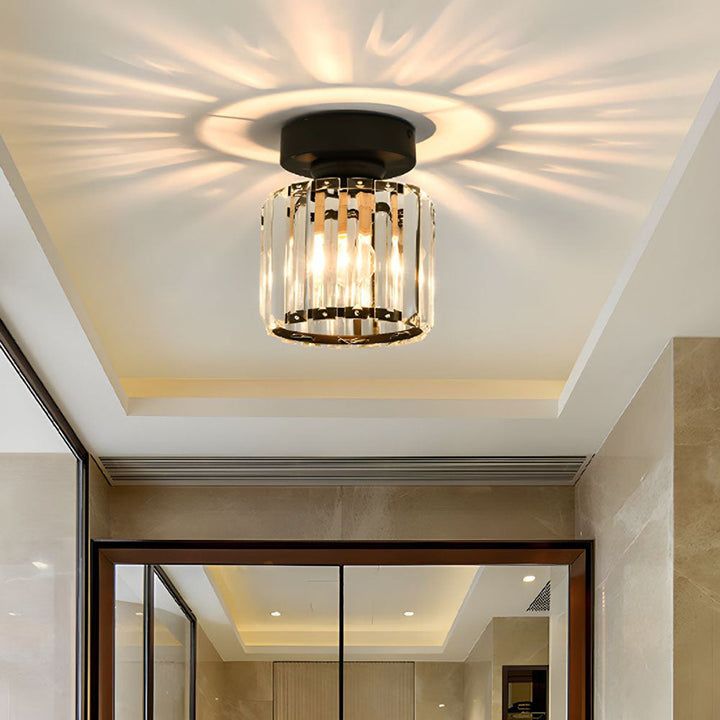 Modern Crystal Ceiling Lamp - CrystalGlow | Bowlift
