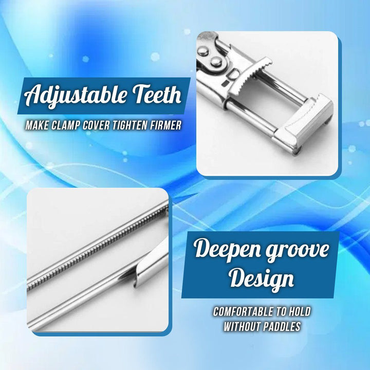 Adjustable Jar & Bottle Opener Multifunctional Stainless Steel Can Opener | Bowlift