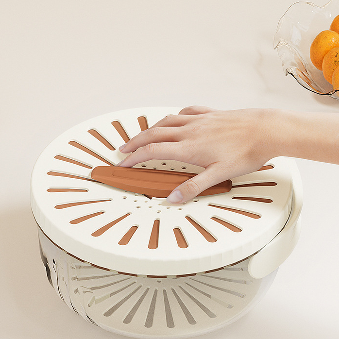 BowLift | Foldable Quick-Drain Basket with Rotating Lid