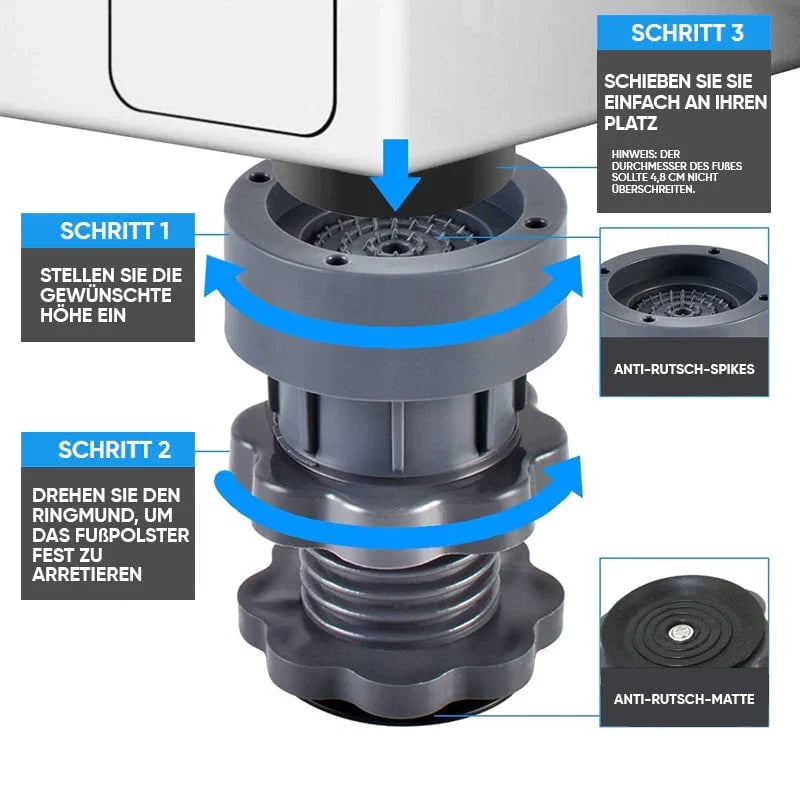 BowLift | Height Adjustable Washing Machine Stand