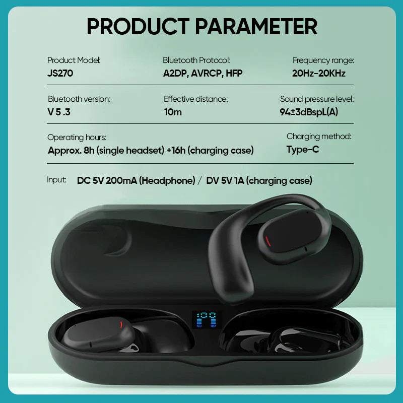 BowLift | Wireless Ear Hanging Bluetooth Headset