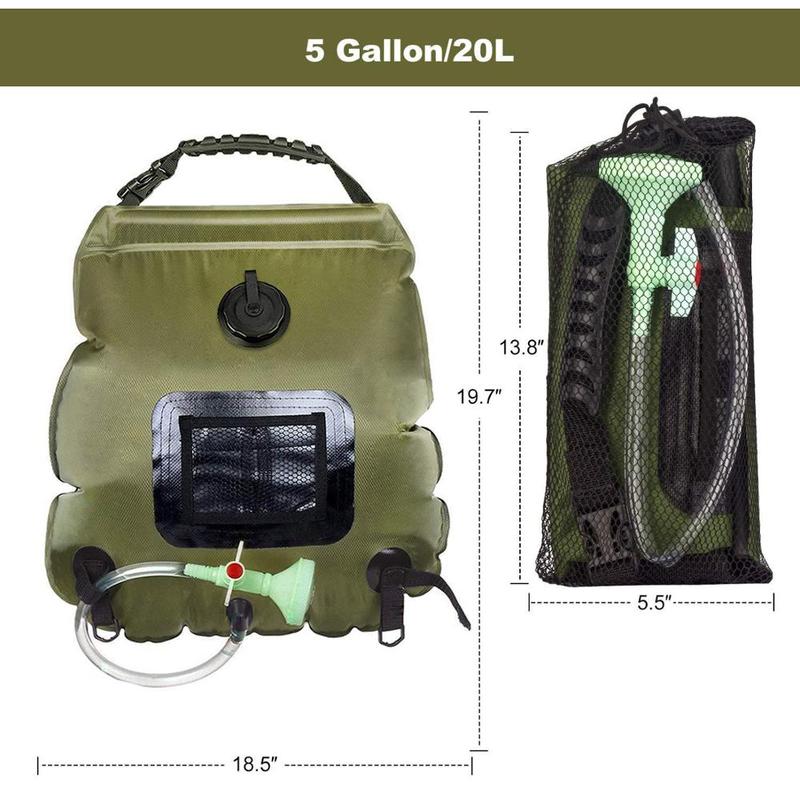 BowLift | Portable Solar Shower Bag for Camping Van and Tents