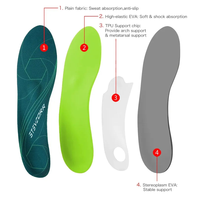 BowLift | Running Plantar Fasciitis Arch Support Orthotic Insoles