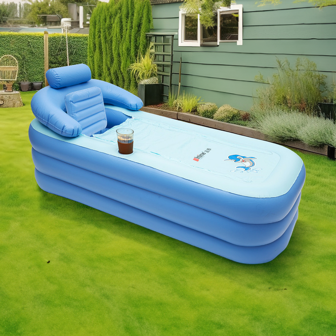 BowLift | Collapsible Inflatable Foldable Portable Bath Tub for Adults