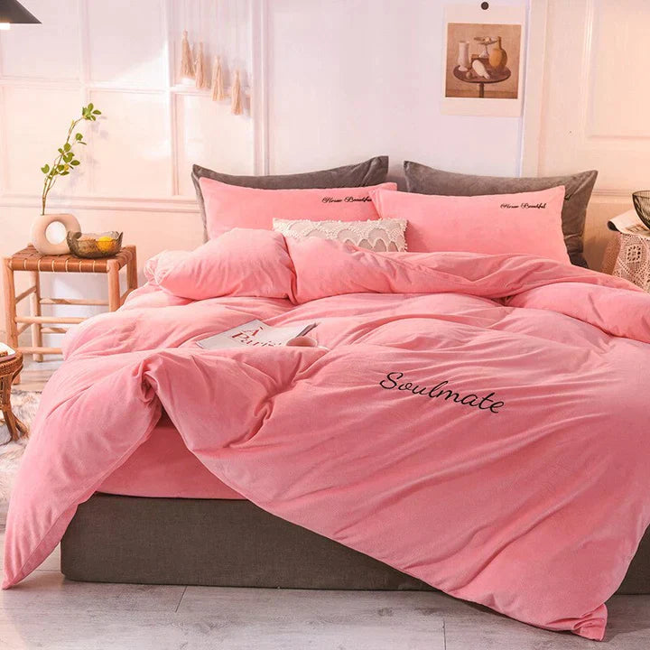 BowLift | SilkCloud Duvet Cover - Cozy Fleece Duvet Cover for Unmatched Sleeping Experience