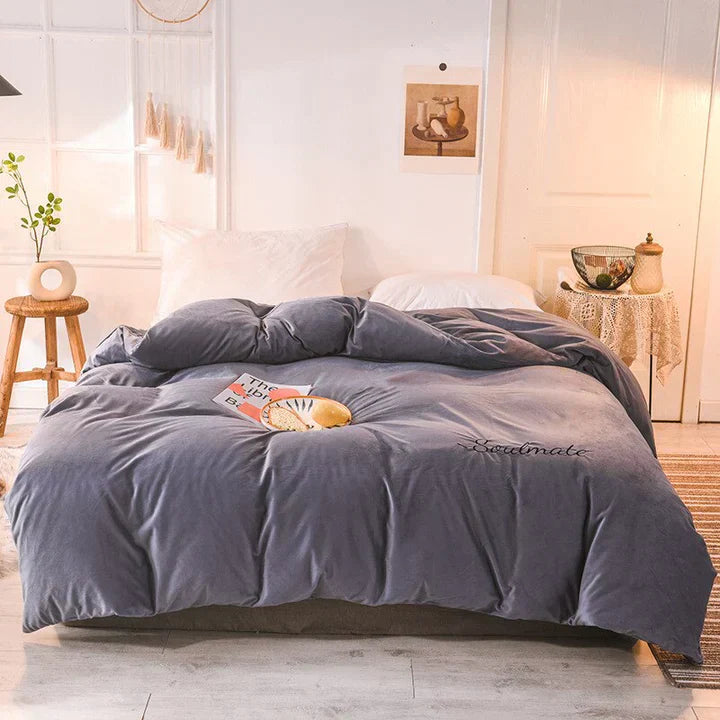BowLift | SilkCloud Duvet Cover - Cozy Fleece Duvet Cover for Unmatched Sleeping Experience
