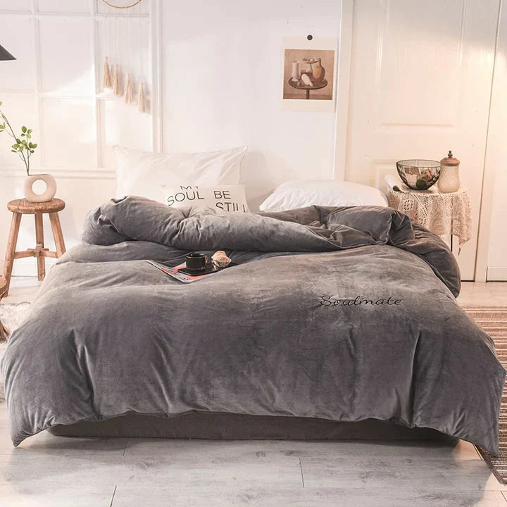 BowLift | SilkCloud Duvet Cover - Cozy Fleece Duvet Cover for Unmatched Sleeping Experience