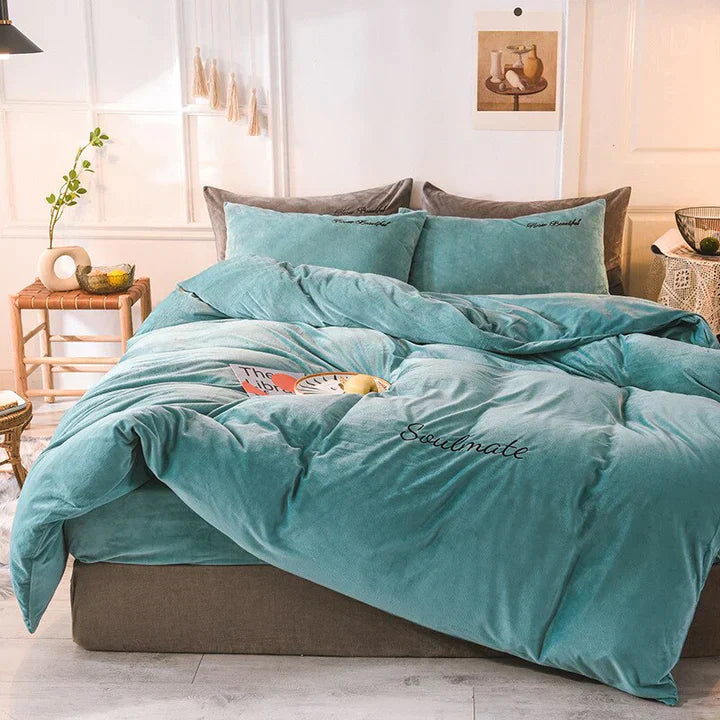 BowLift | SilkCloud Duvet Cover - Cozy Fleece Duvet Cover for Unmatched Sleeping Experience