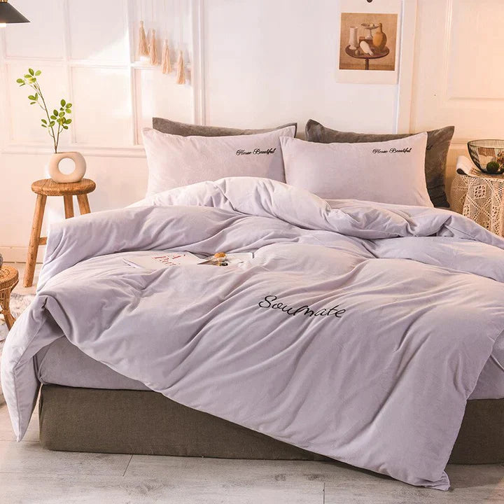 BowLift | SilkCloud Duvet Cover - Cozy Fleece Duvet Cover for Unmatched Sleeping Experience