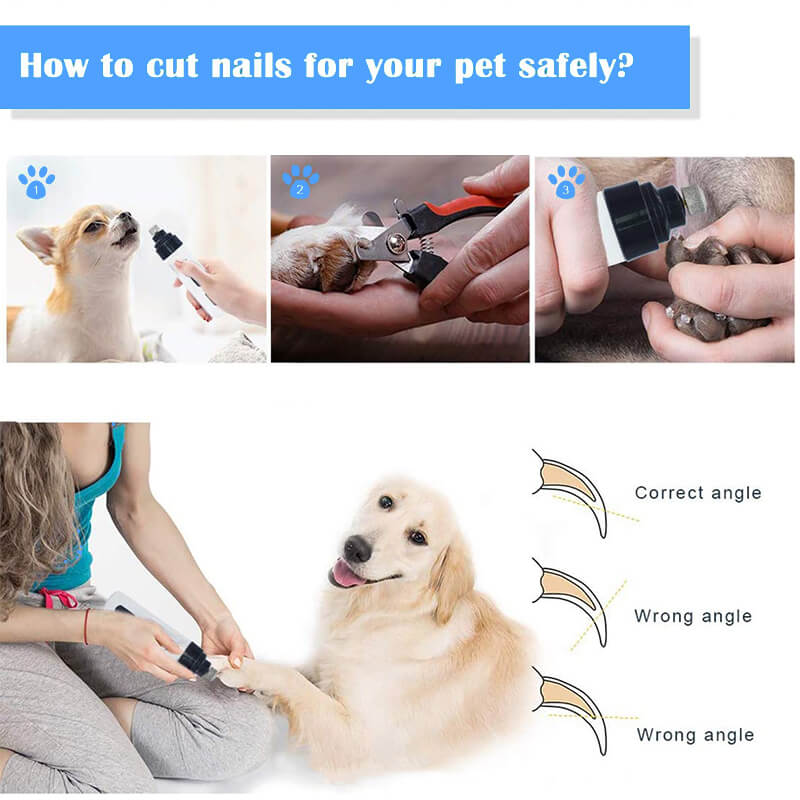 BowLift | Electric Dog Claw Nail Trimmer Grinder Clipper for Dogs and Cats