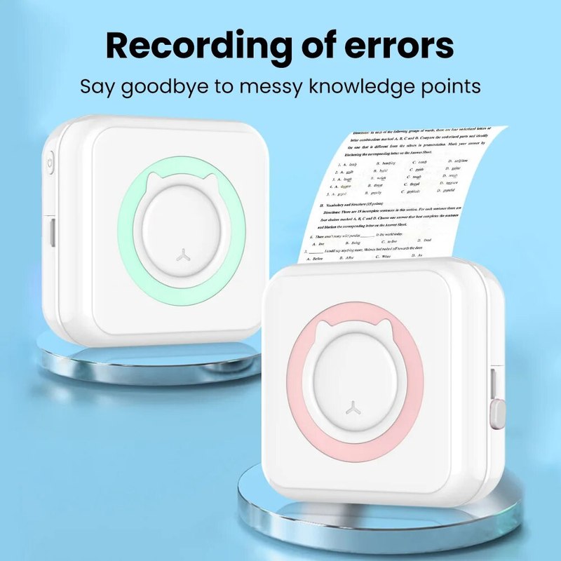 BowLift | Mini Portable Mobile Phone to Photo Printer Instant Small Sticker Emoji Picture Thermal Bluetooth Connection