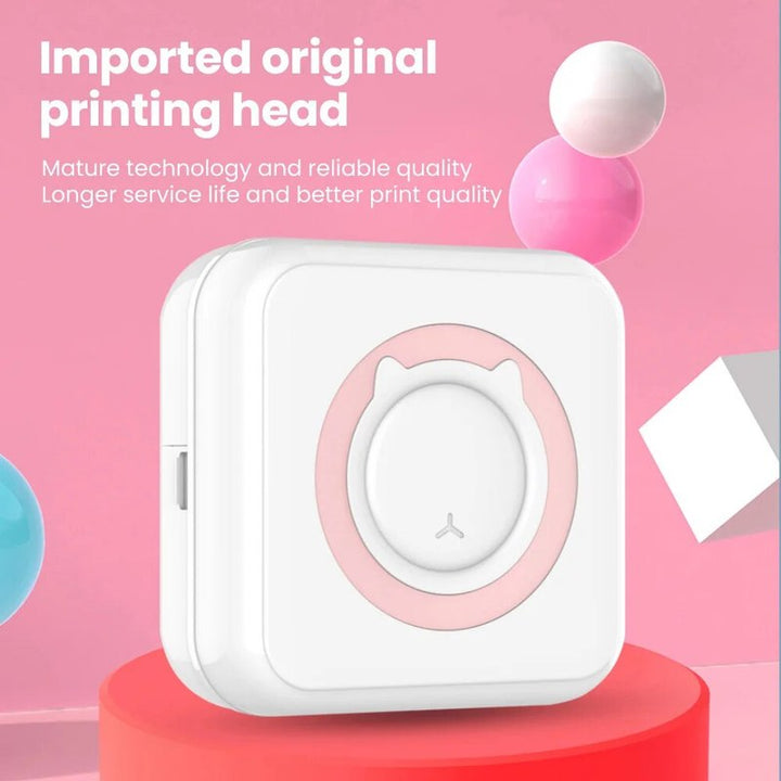 BowLift | Mini Portable Mobile Phone to Photo Printer Instant Small Sticker Emoji Picture Thermal Bluetooth Connection