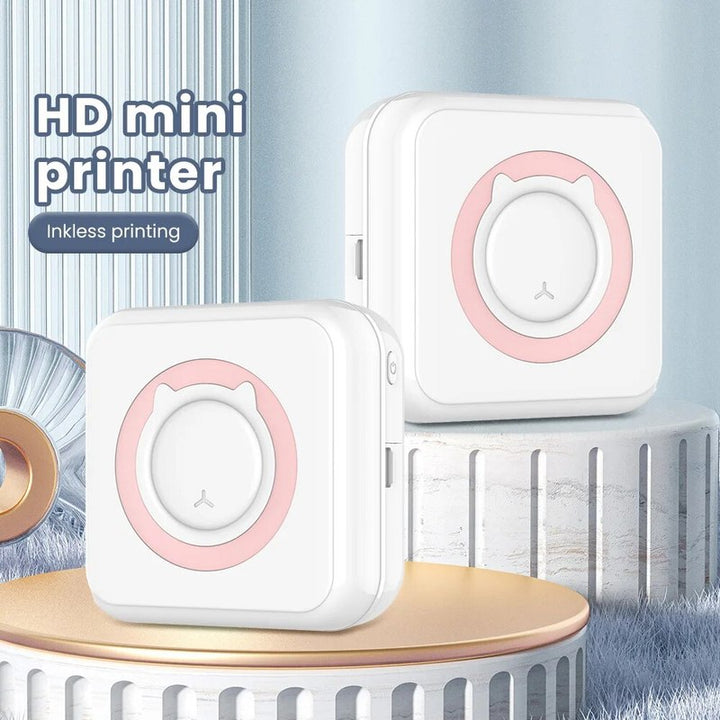 BowLift | Mini Portable Mobile Phone to Photo Printer Instant Small Sticker Emoji Picture Thermal Bluetooth Connection