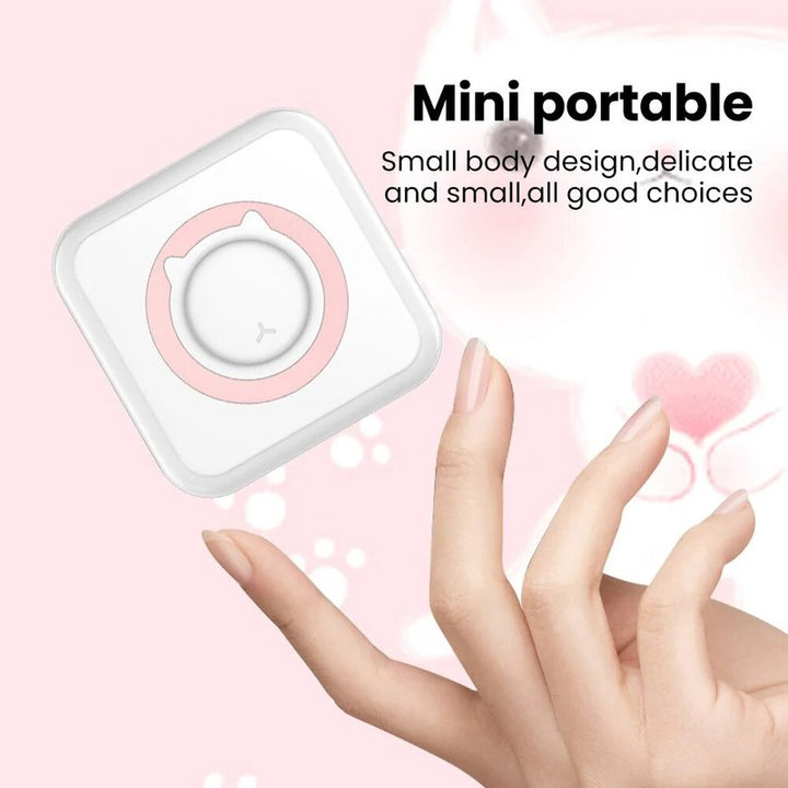 BowLift | Mini Portable Mobile Phone to Photo Printer Instant Small Sticker Emoji Picture Thermal Bluetooth Connection