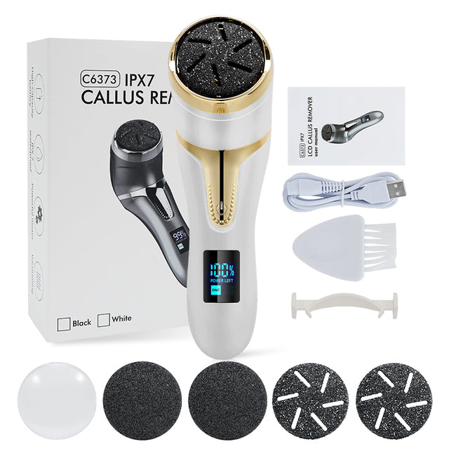 BowLift | Electric Callus Remover Foot Corns Dead Skin Treatment Rechargeable Scraper Plumice Peel for Soft Toes