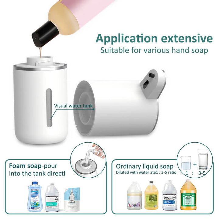 BowLift | Auto Hand Soap Dispenser Wall Mounted Touchless Hand Wash