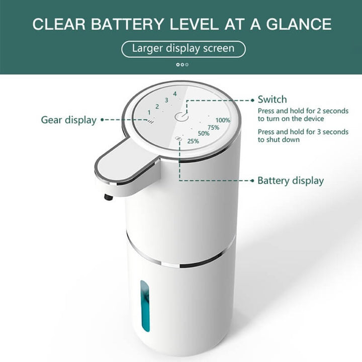BowLift | Auto Hand Soap Dispenser Wall Mounted Touchless Hand Wash