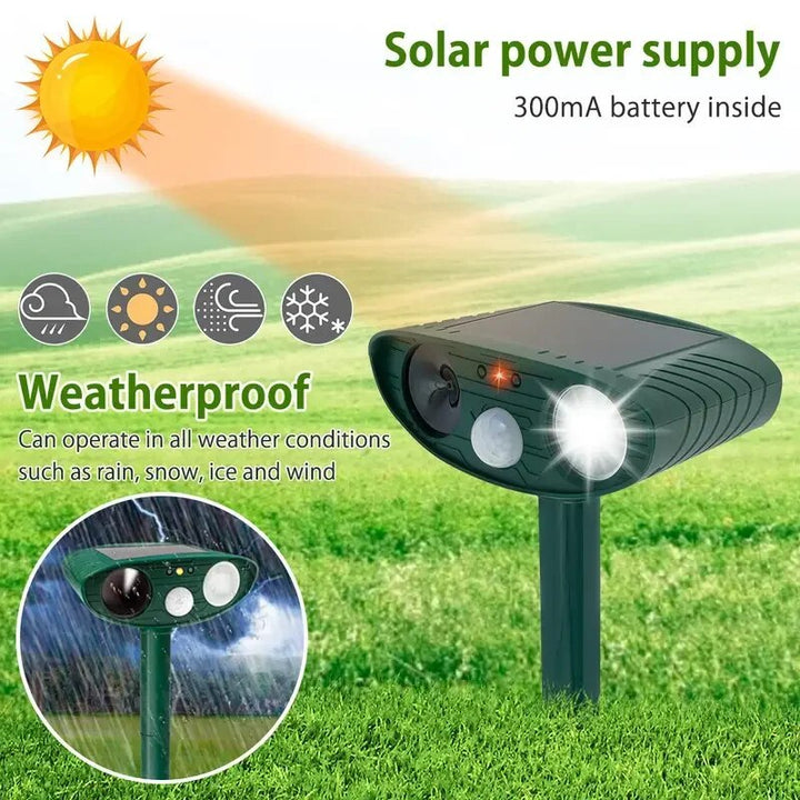 BowLift | Ultrasonic Fox Sonic Cats Deterrent Repellent Squirrel Birds for Animals