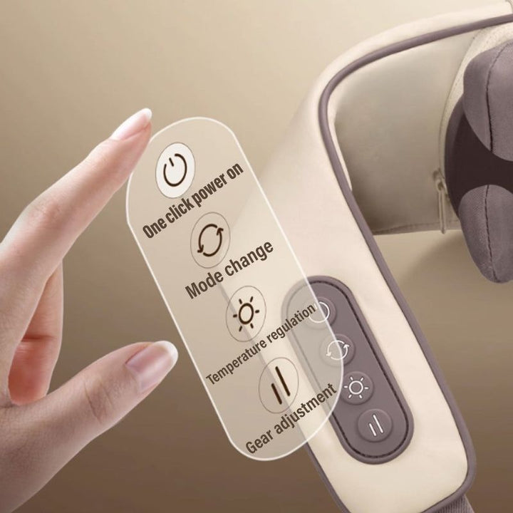 BowLift | Neck and Shoulder Massager with Electric heat Heat Relaxing Shiatsu Spa
