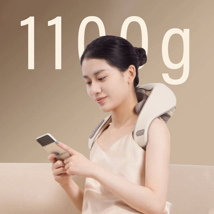 BowLift | Neck and Shoulder Massager with Electric heat Heat Relaxing Shiatsu Spa