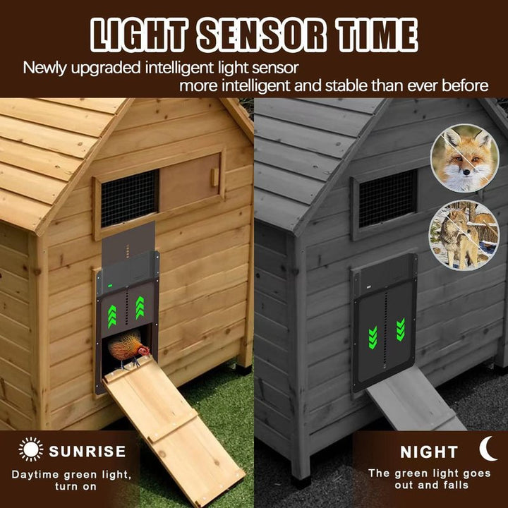 BowLift | Automatic Chicken Pen Hen Coop Poultry Door Opener