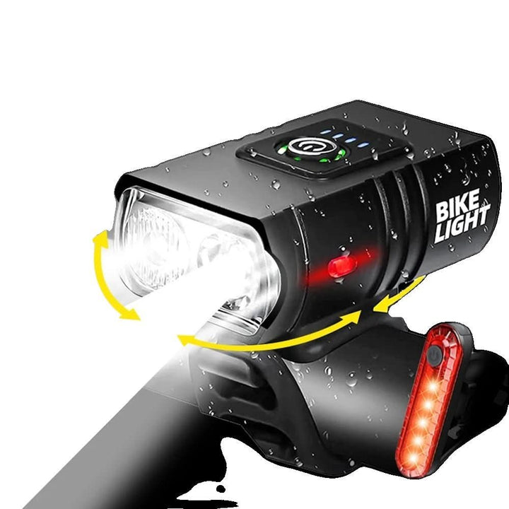 BowLift | NightRay – LED bicycle light with USB charging & 1500 lumens for safe night rides