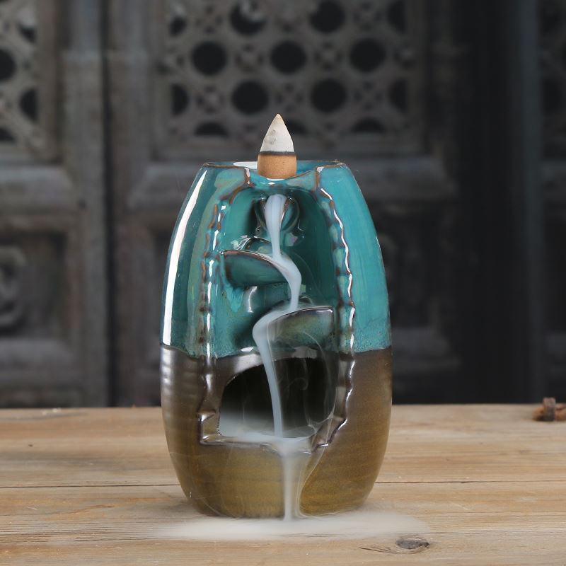 Waterfall River Backflow Incense Holder | Bowlift