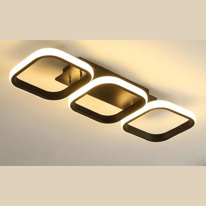 Modern LED Ring Chandelier – Minimalist Ceiling Light for Living Room and Dining Area | Bowlift