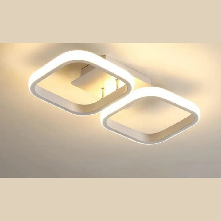 Modern LED Ring Chandelier – Minimalist Ceiling Light for Living Room and Dining Area | Bowlift