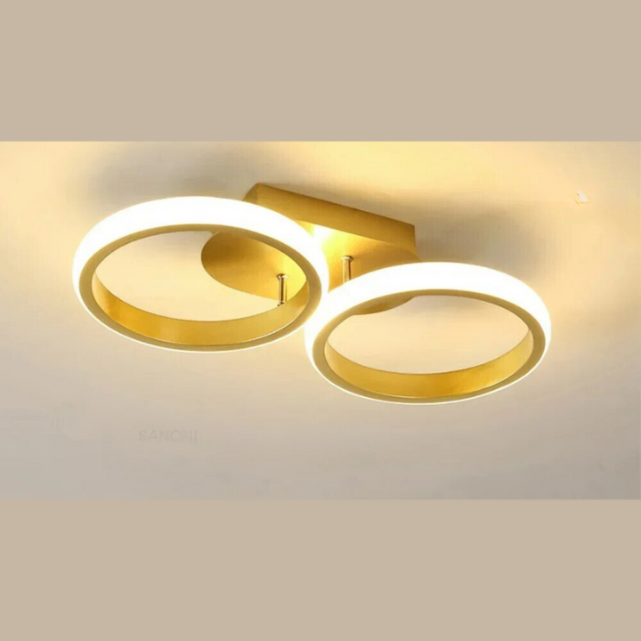 Modern LED Ring Chandelier – Minimalist Ceiling Light for Living Room and Dining Area | Bowlift