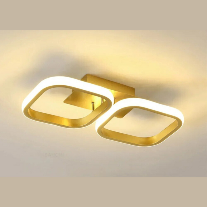 Modern LED Ring Chandelier – Minimalist Ceiling Light for Living Room and Dining Area | Bowlift