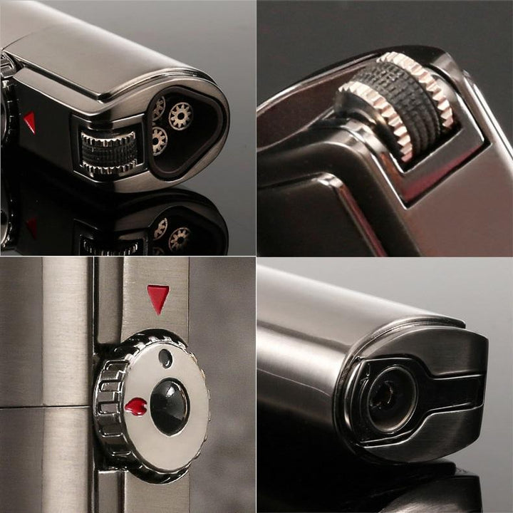 Powerful Windproof Triple Jet Torch Lighter | Bowlift
