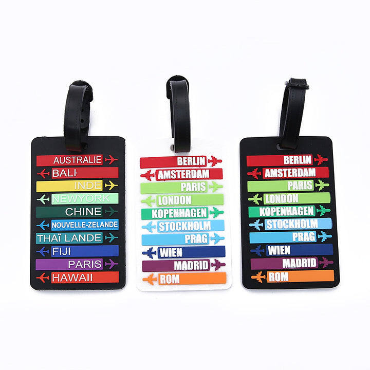 Unisex Luggage Tag with City Motifs Bowlift