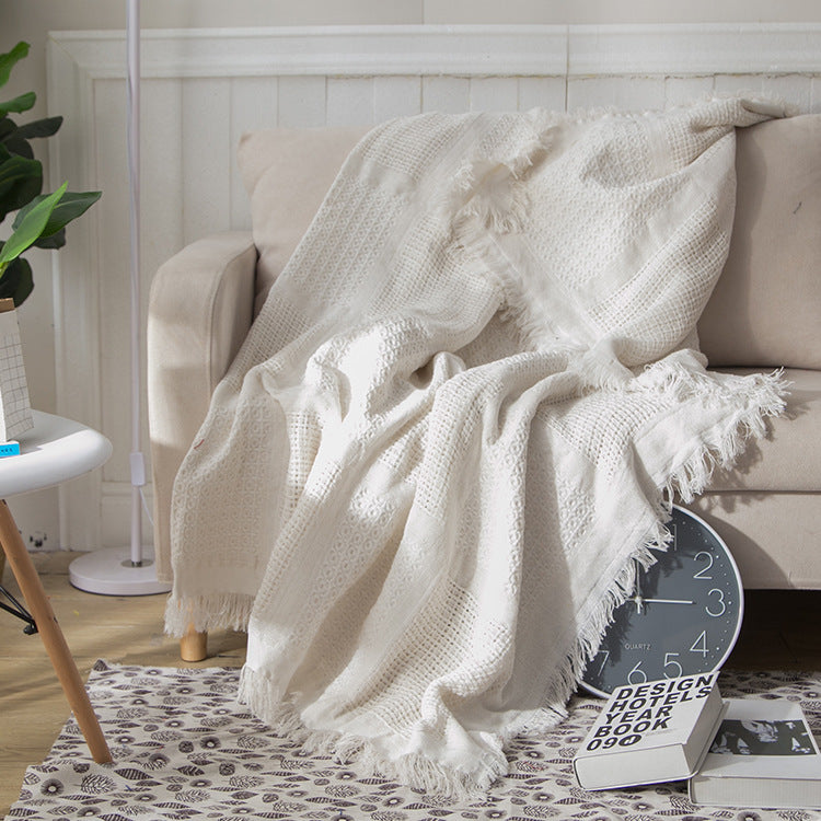Elegant Woven Throw Blanket
