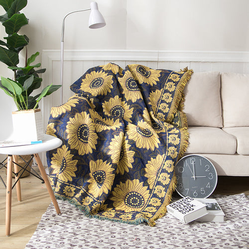 Floral Patterned Throw Blanket