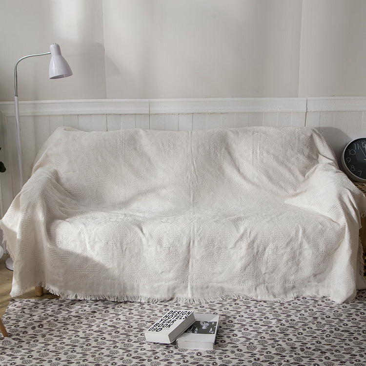 Cozy Lightweight Knitted Throw Blanket