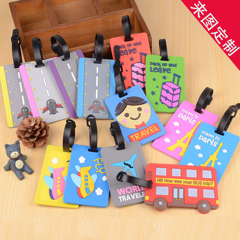 Unisex Creative Airplane Luggage Tag Bowlift