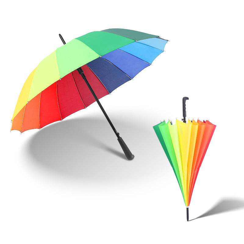 Ladies colorful umbrella with innovative folding mechanism Bowlift