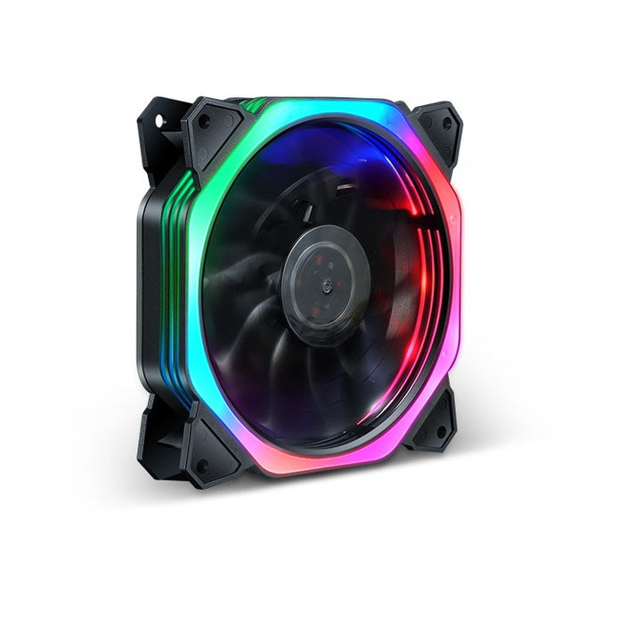 Rgb cooling fan with quiet operation and high air circulation Bowlift