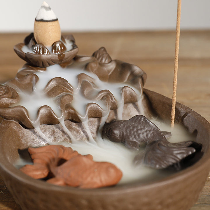 Artistic Waterfall Incense Holder