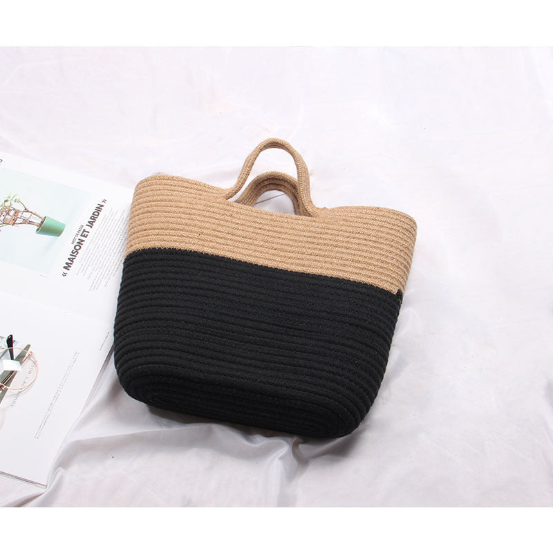 Spacious and Stylish Rattan Tote Bag Bowlift