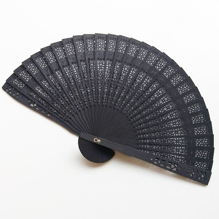 Ladies fan with intricate patterns and elegant laser engraving Bowlift