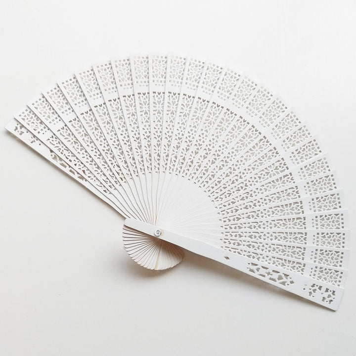 Ladies fan with intricate patterns and elegant laser engraving Bowlift