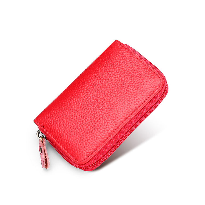 Premium Leather Zippered Coin Purse