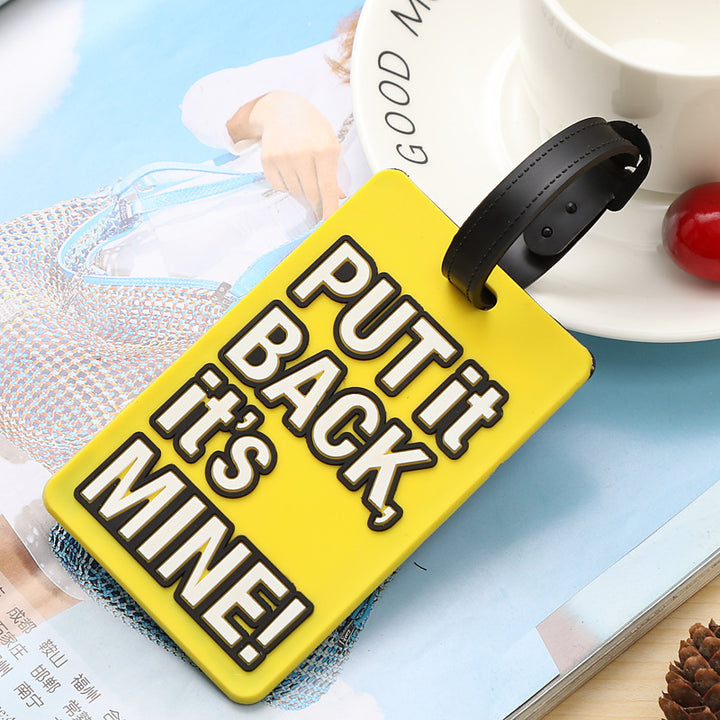 Unisex Bold Statement Luggage Tag Bowlift