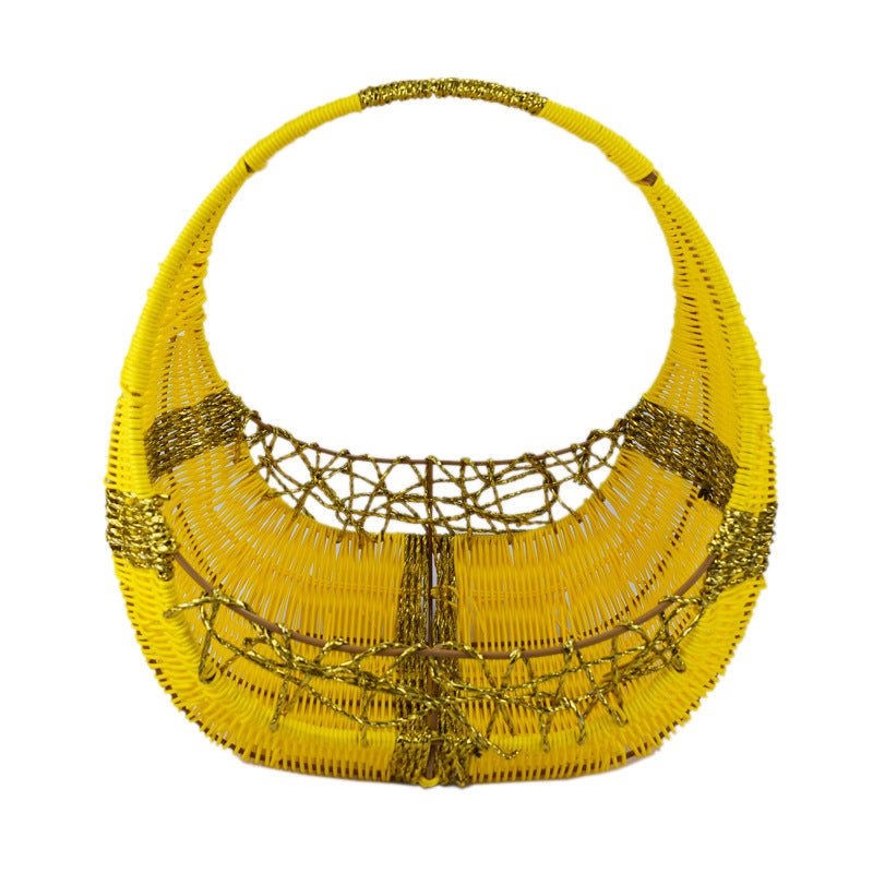 Artistic Woven Decorative Basket Bowlift