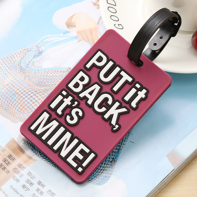 Unisex Bold Statement Luggage Tag Bowlift