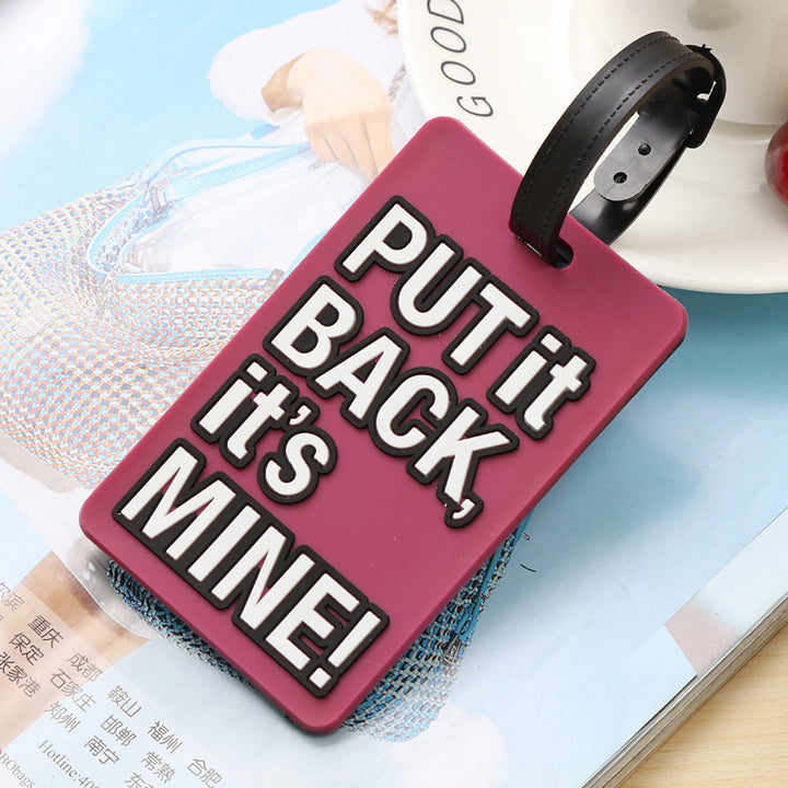 Unisex Bold Statement Luggage Tag Bowlift