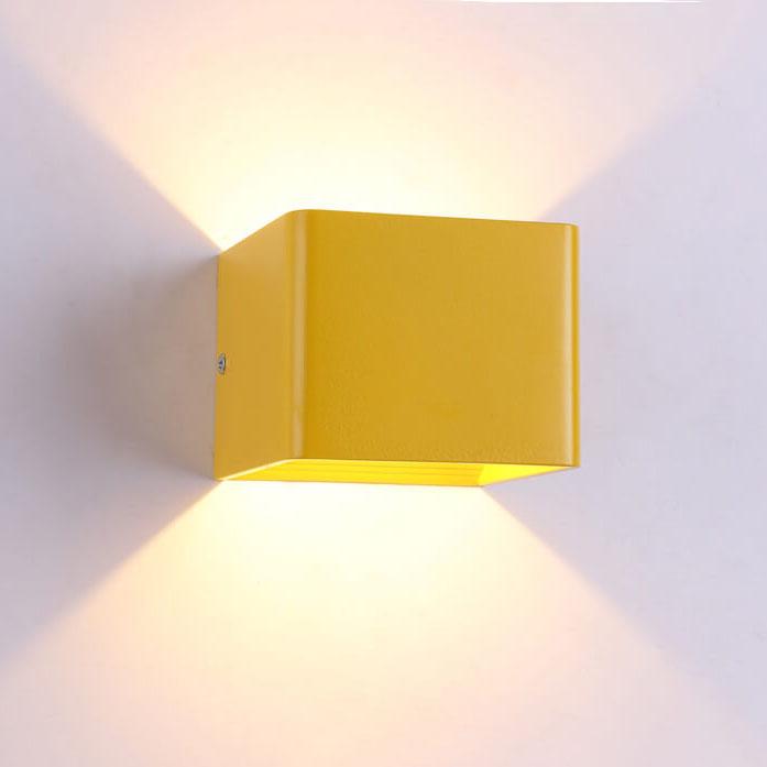 Modern LED Mini Square Wall Lamp | Aluminum | Multifunctional Lighting for Living Room & Bedroom | Bowlift