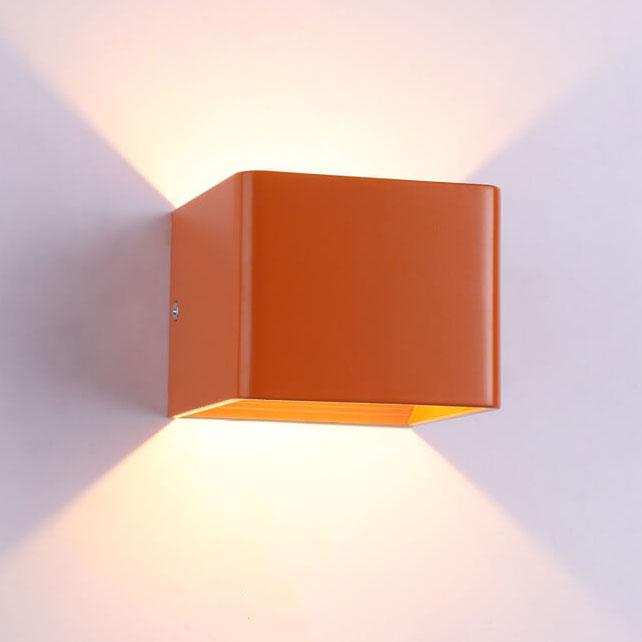 Modern LED Mini Square Wall Lamp | Aluminum | Multifunctional Lighting for Living Room & Bedroom | Bowlift